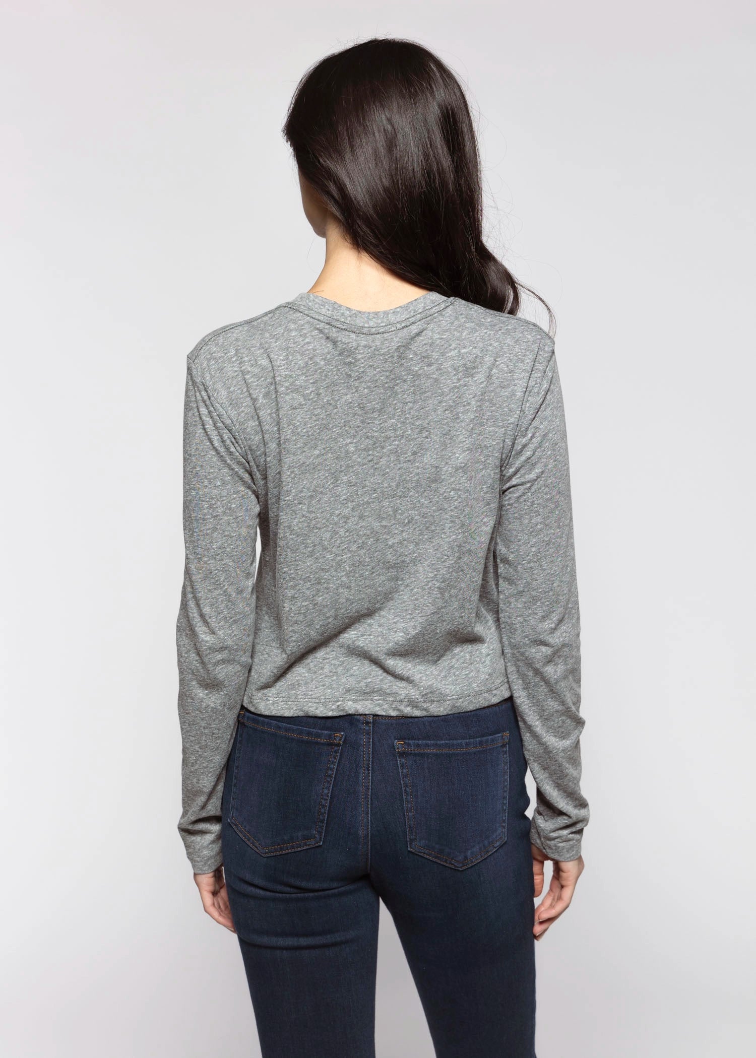 swatch_Heather Grey/Light Blue favorite daughter long sleeve tee