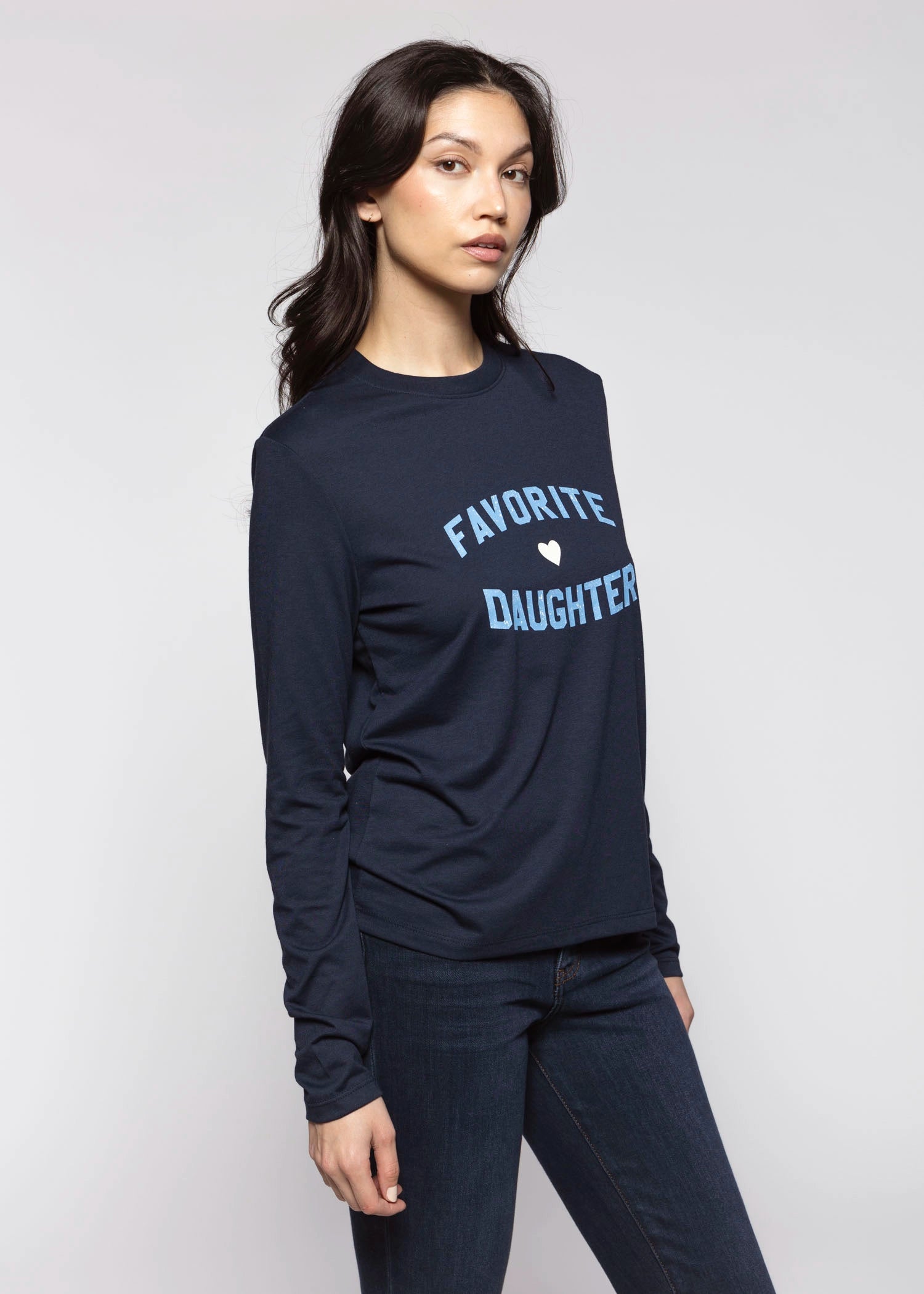 swatch_Navy/Light Blue favorite daughter long sleeve tee