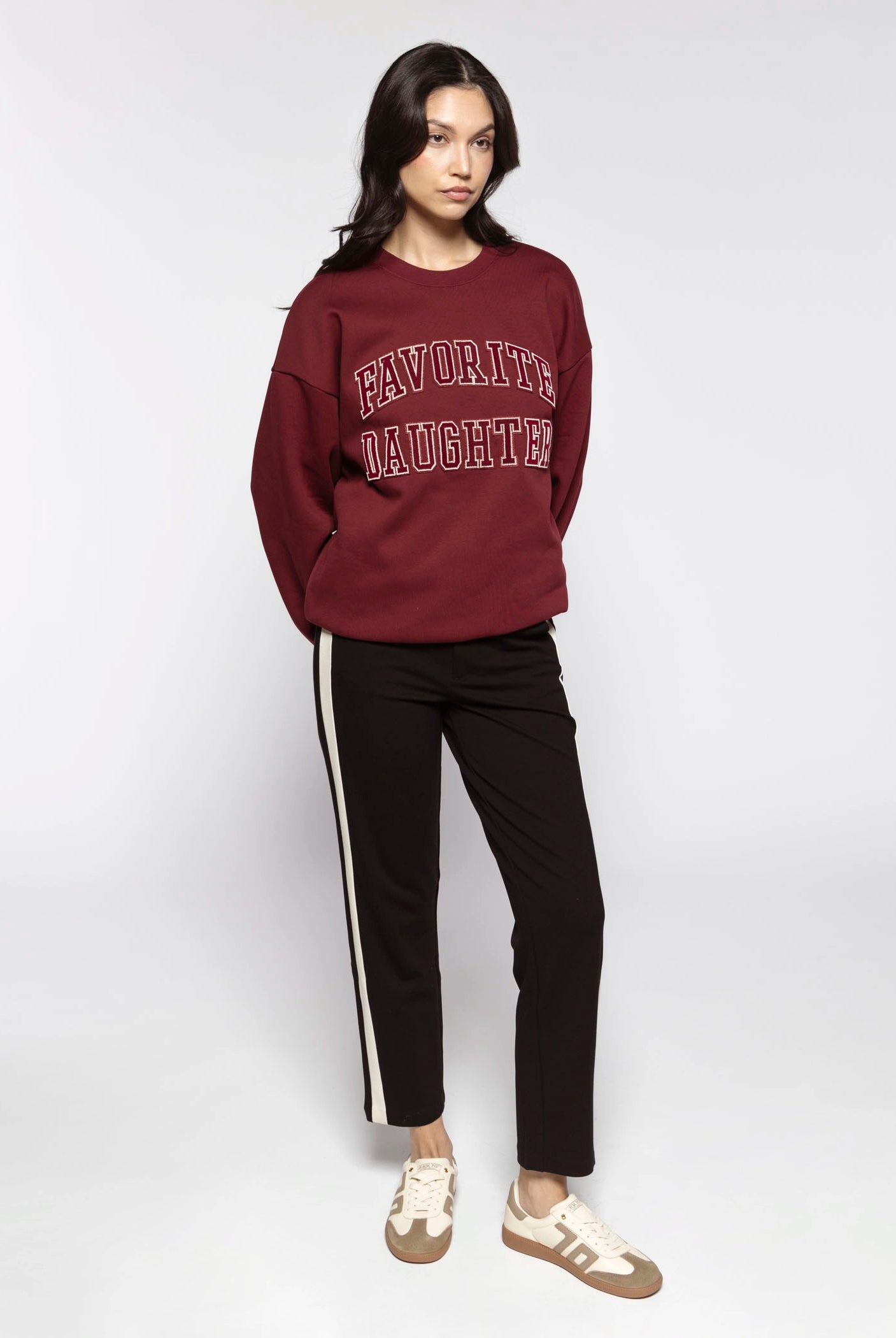 swatch_Black/Ivory Fay track pants