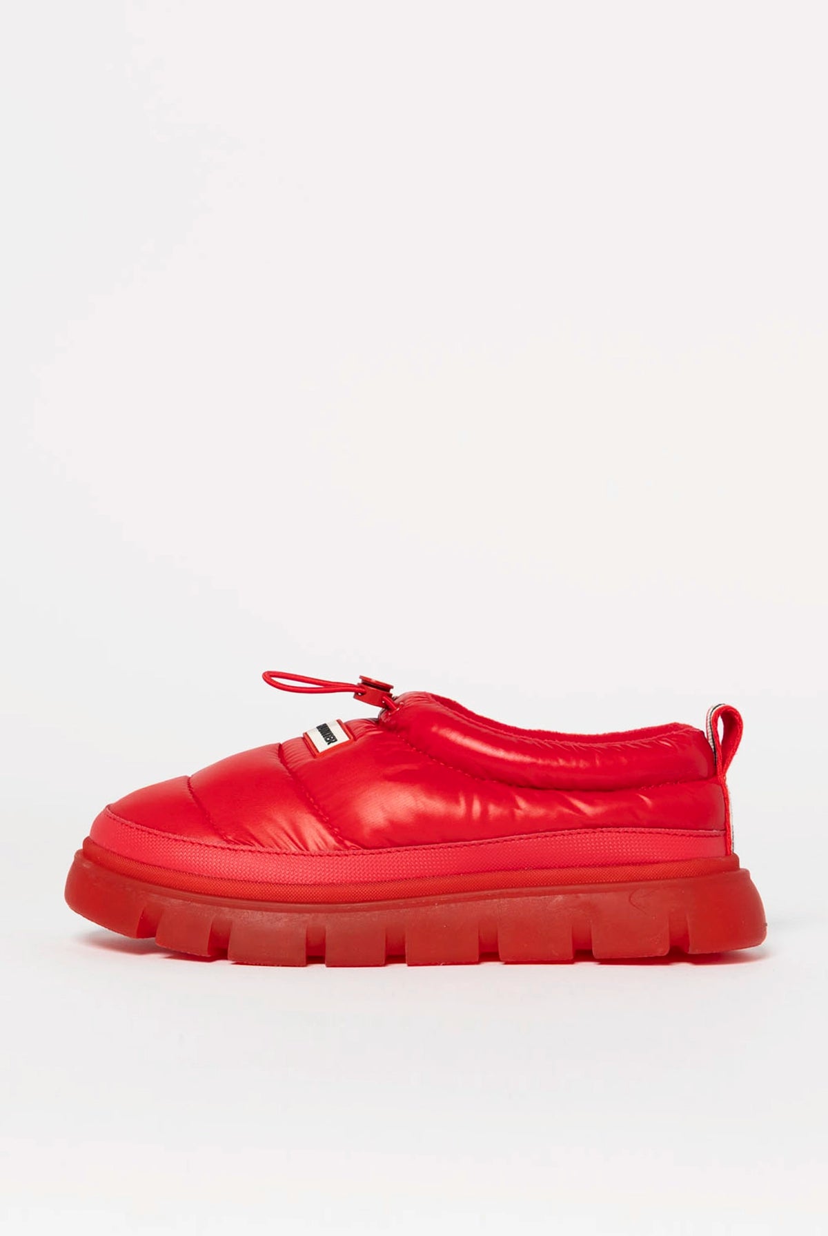 swatch_Red hunter boots madi 5 nylon puffer booties