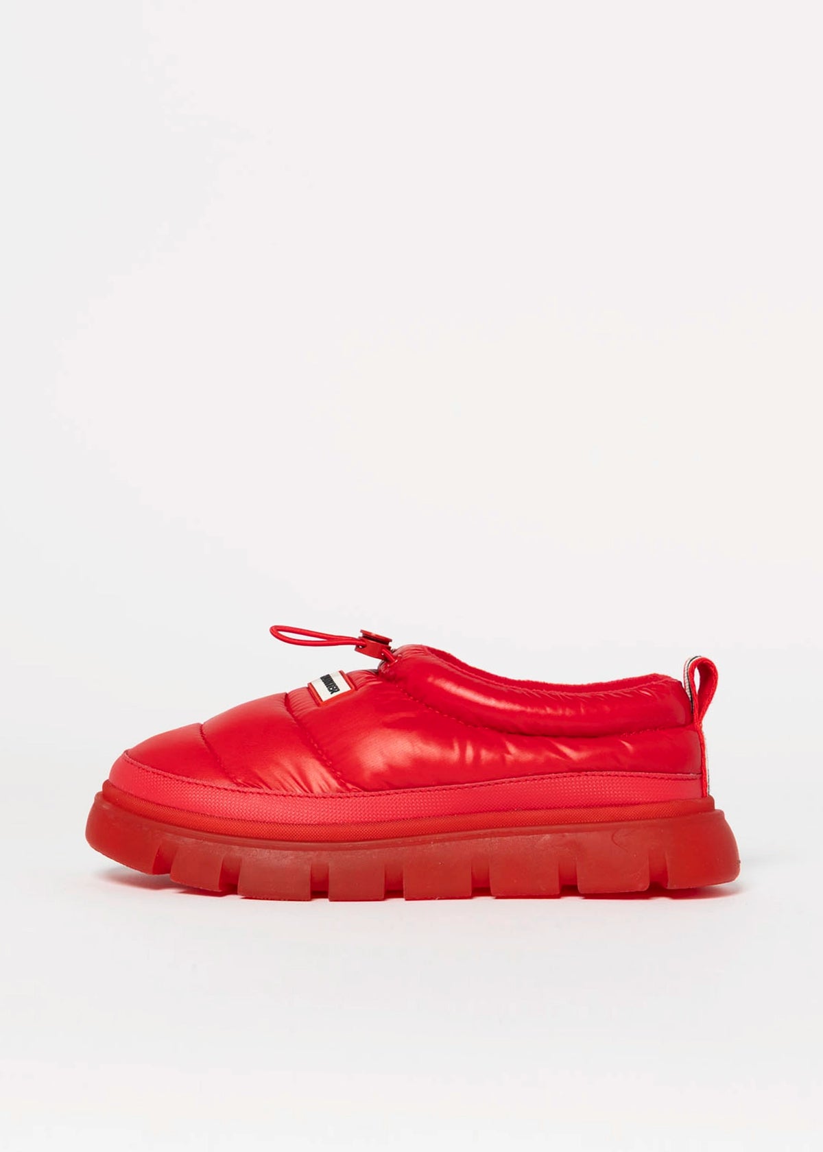 swatch_Red hunter boots madi 5 nylon puffer booties