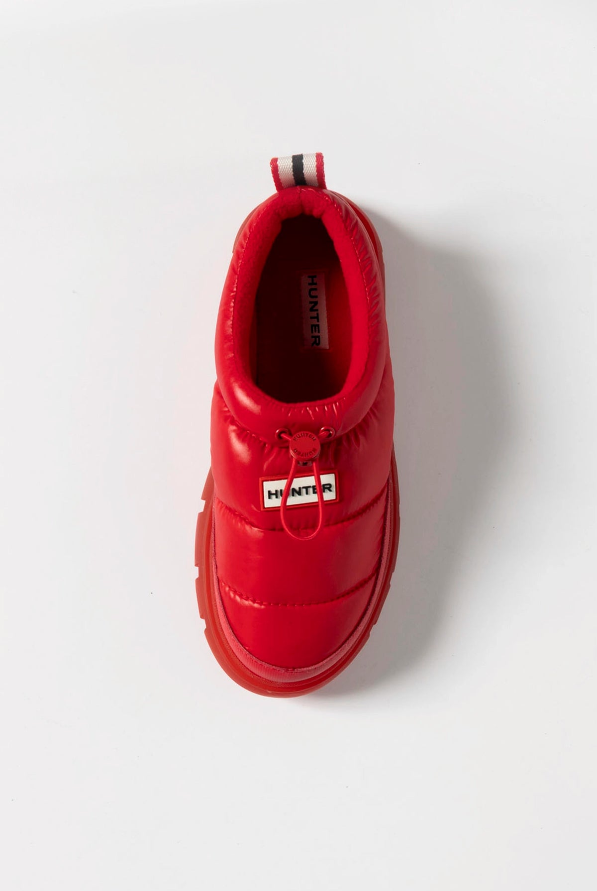 swatch_Red hunter boots madi 5 nylon puffer booties