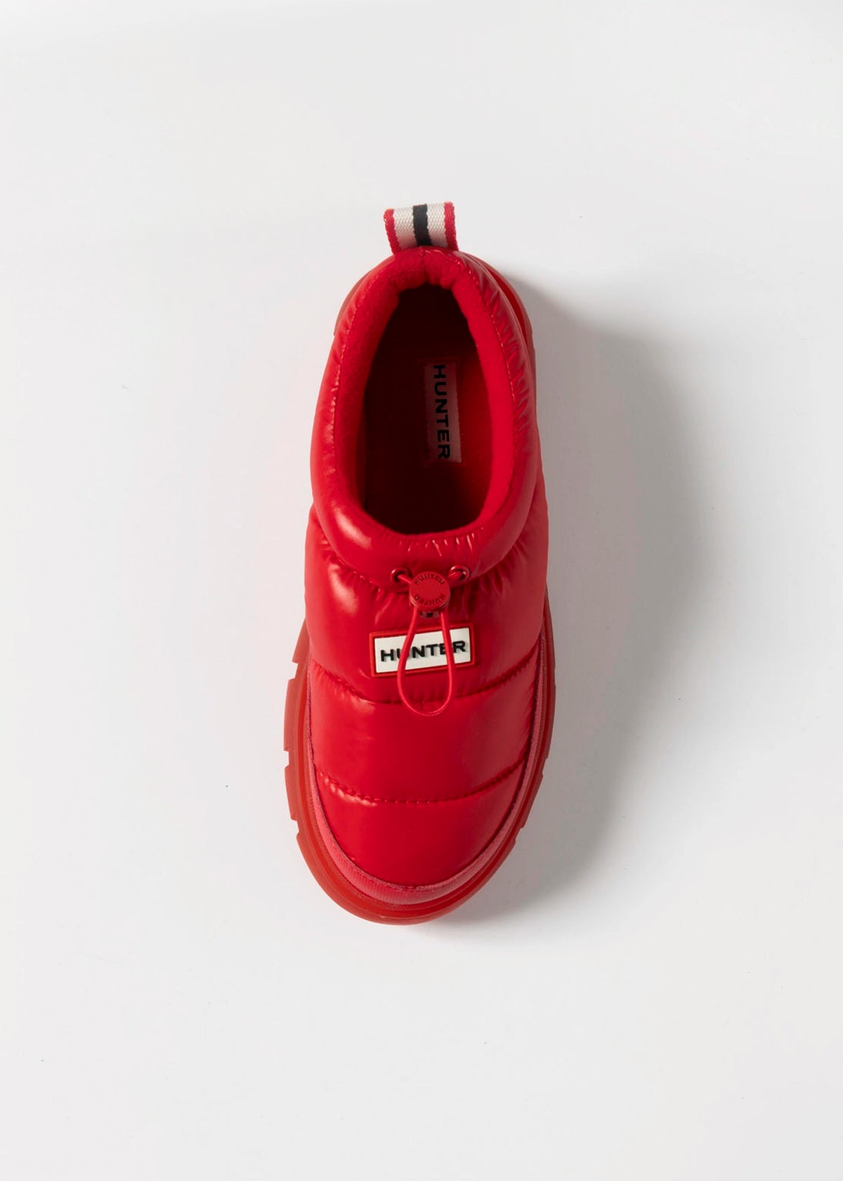 swatch_Red hunter boots madi 5 nylon puffer booties
