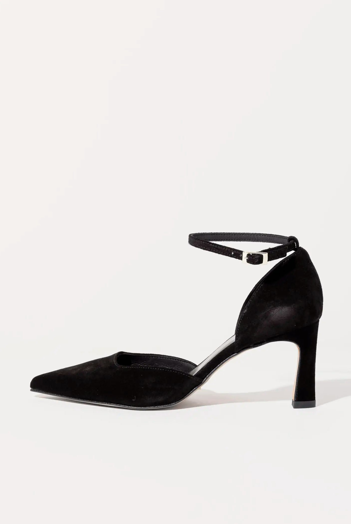 swatch_black suede halle dress pump heels
