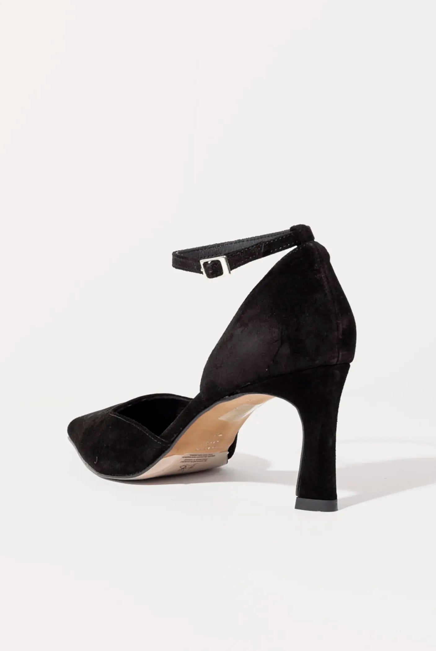 swatch_black suede halle dress pump heels