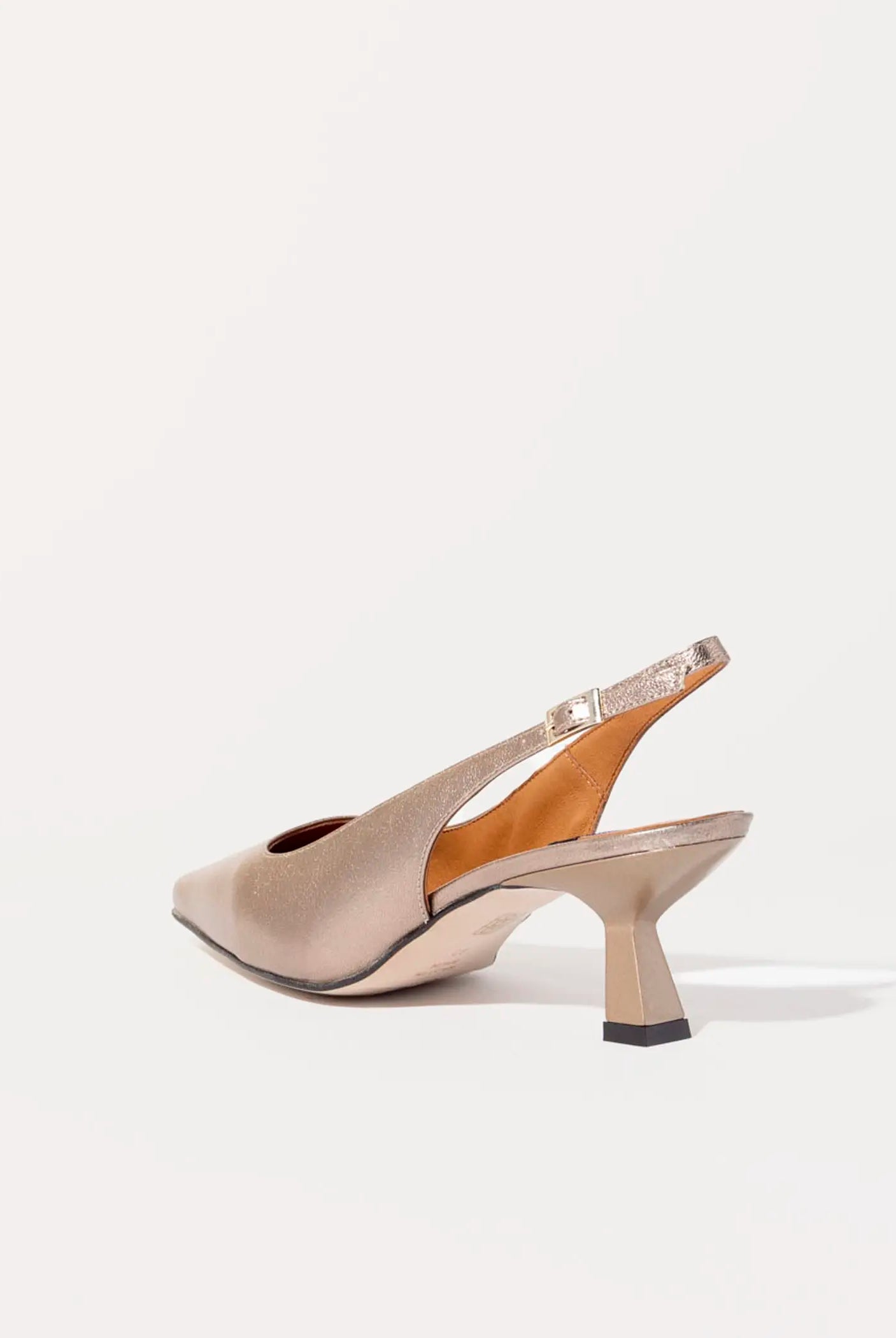 swatch_stone metallic slingback pump heels