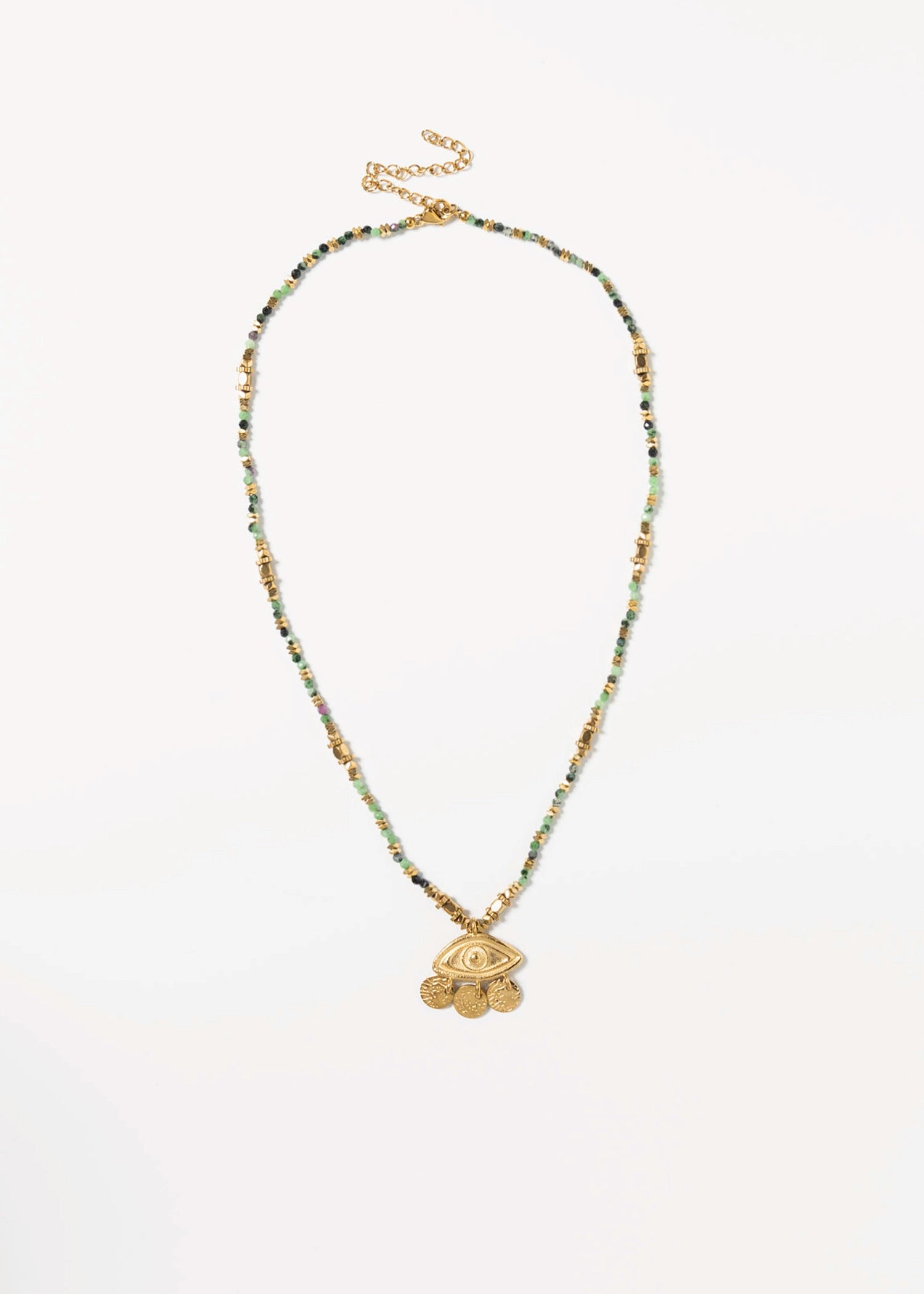 swatch_Gold multi Horus necklace