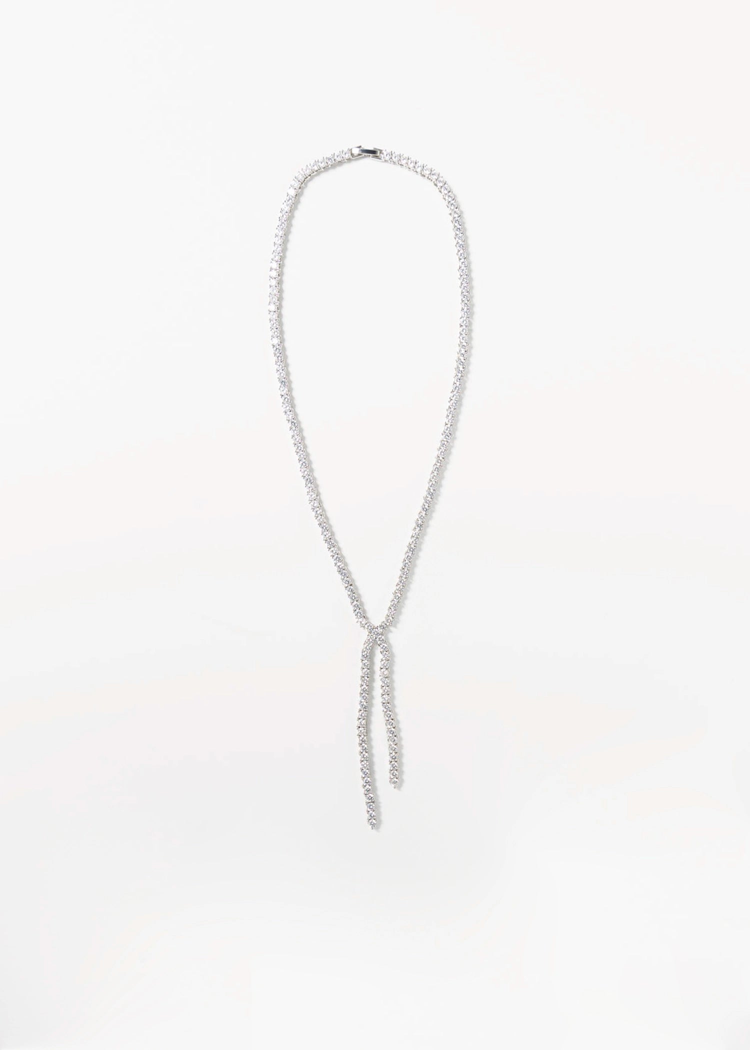 swatch_Silver bolo tennis necklace