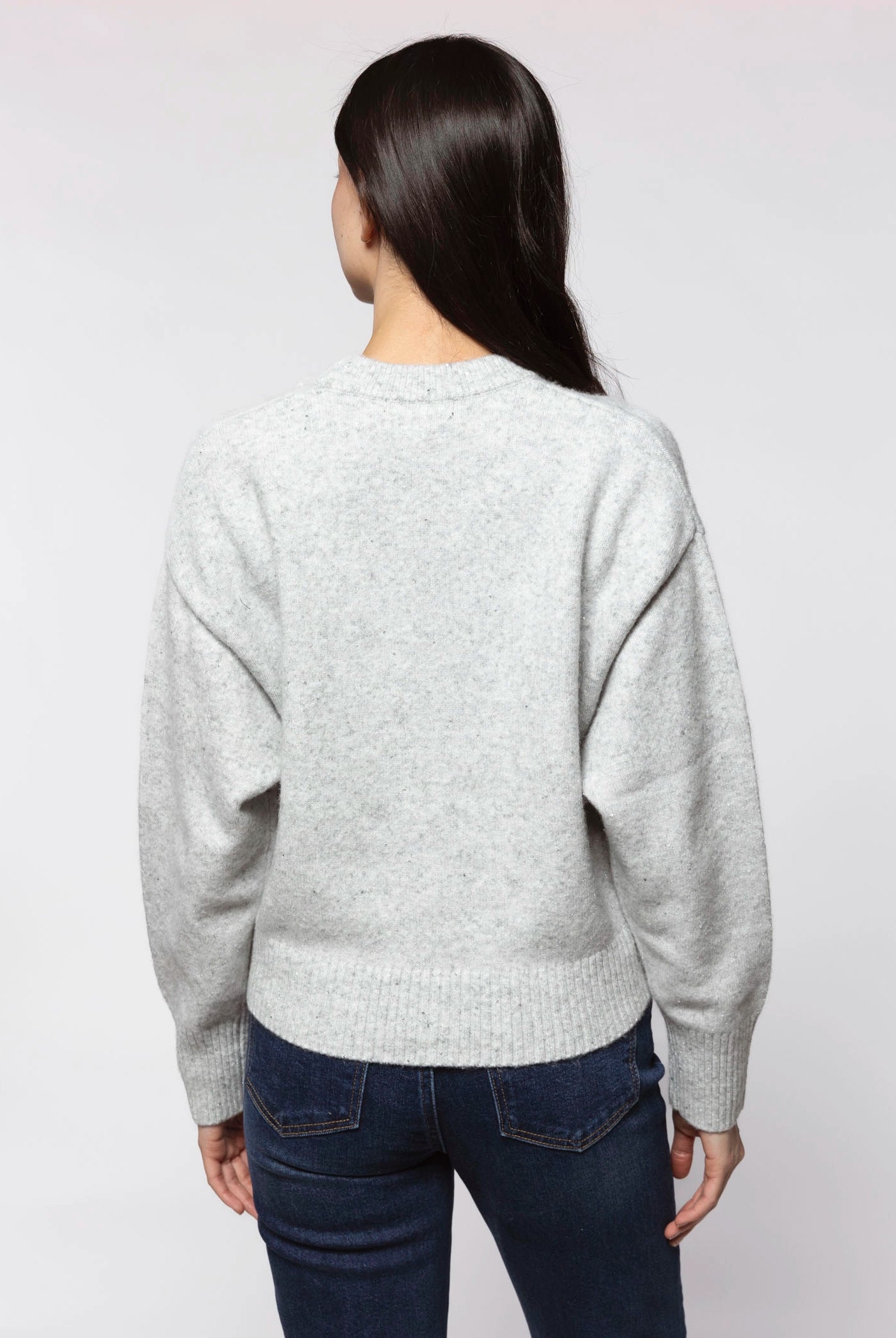 swatch_Grey Sparkle shimmer cardigan