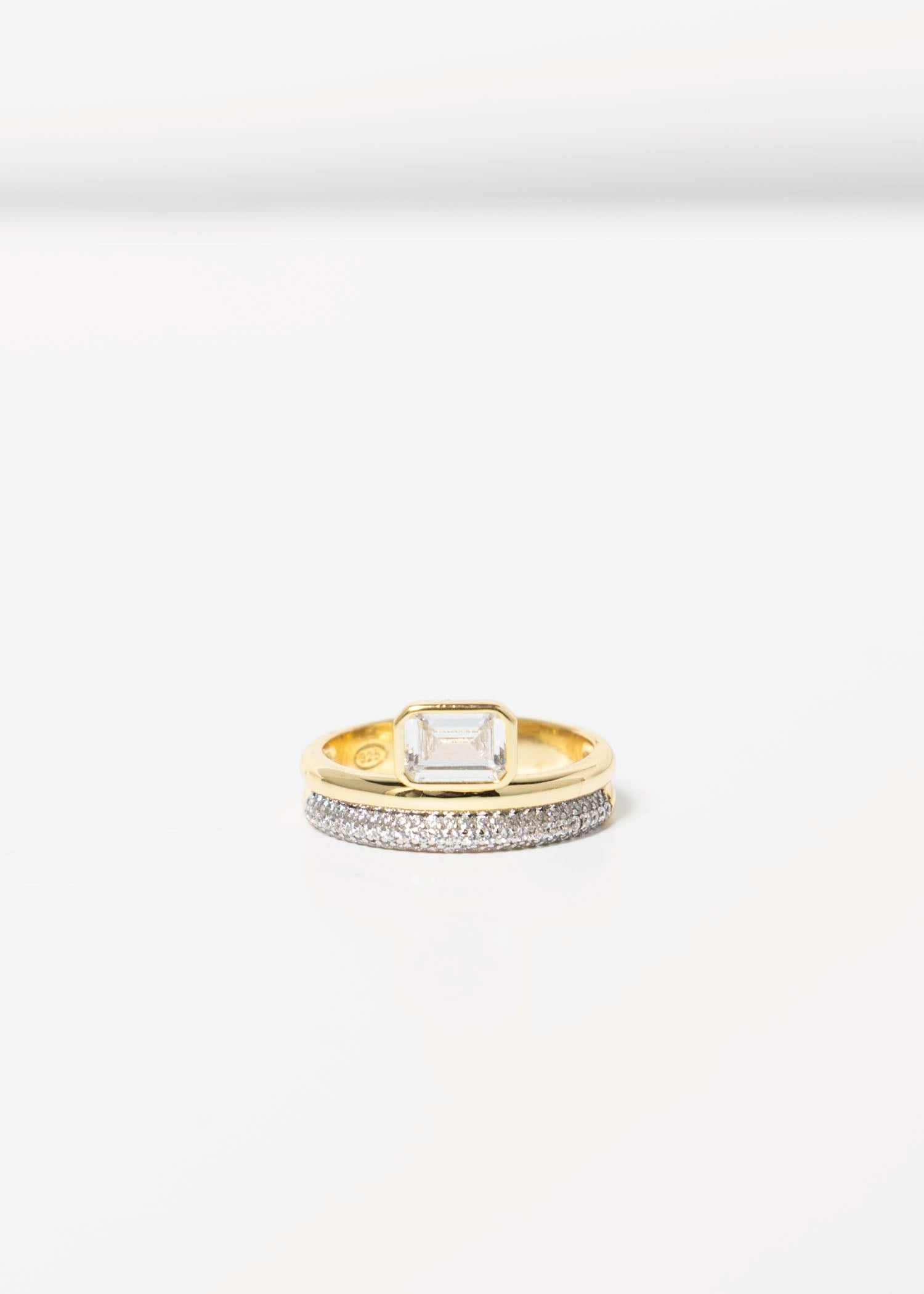 swatch_Gold double stack CZ ring