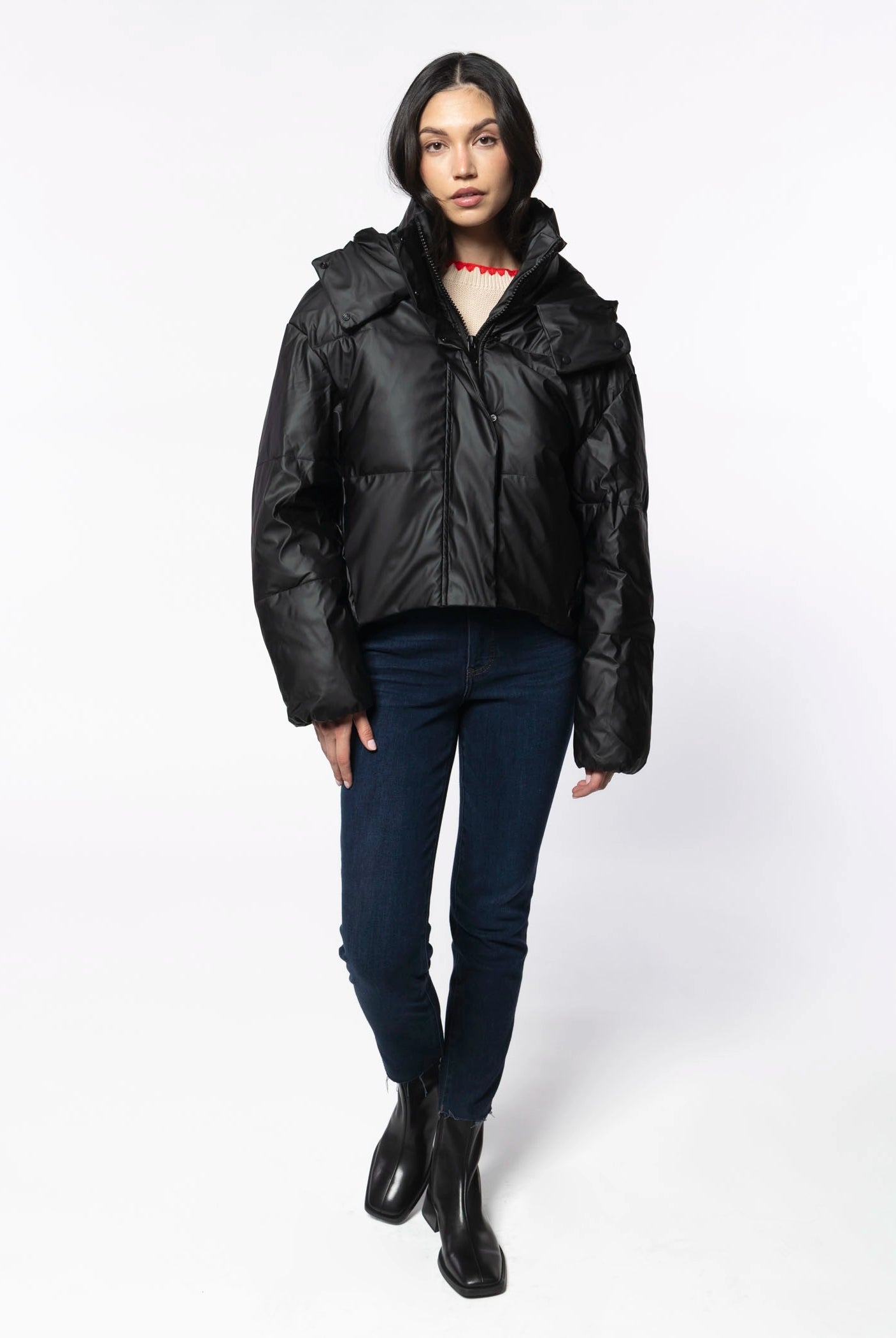 swatch_Black puffer jacket