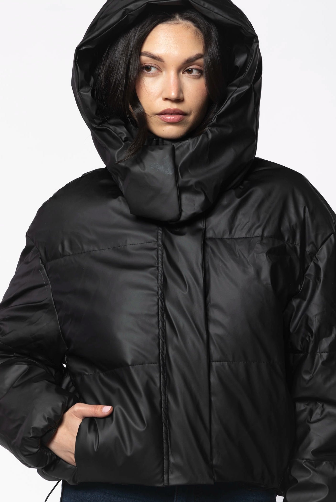 swatch_Black puffer jacket