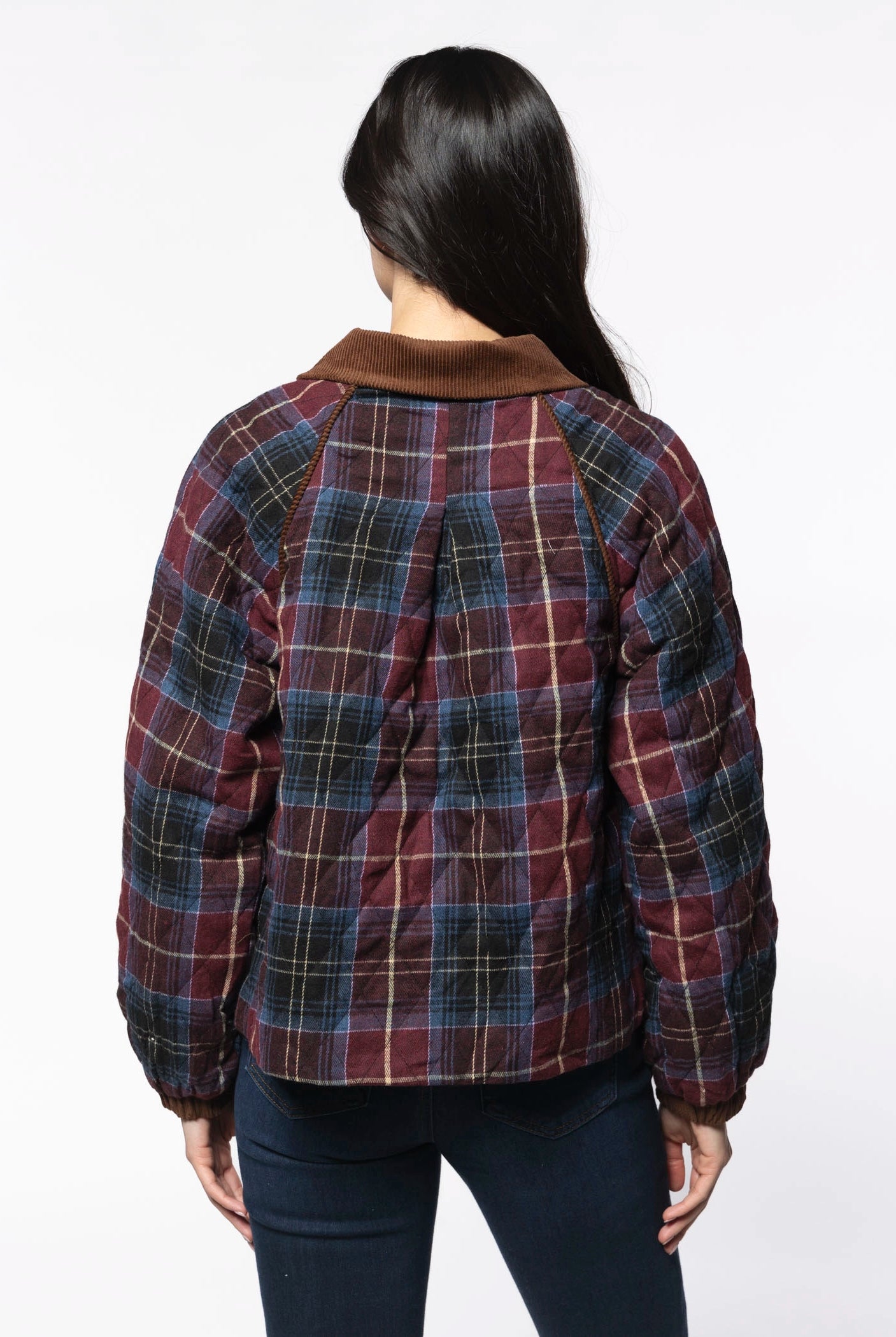 swatch_Multi plaid quilted jacket