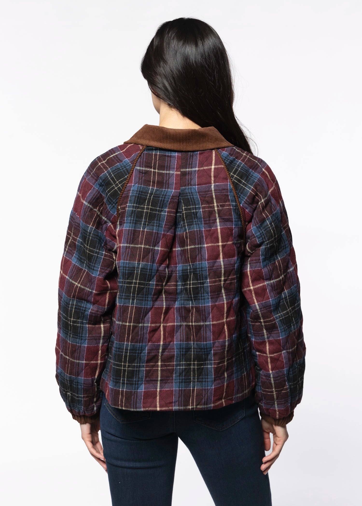 swatch_Multi plaid quilted jacket