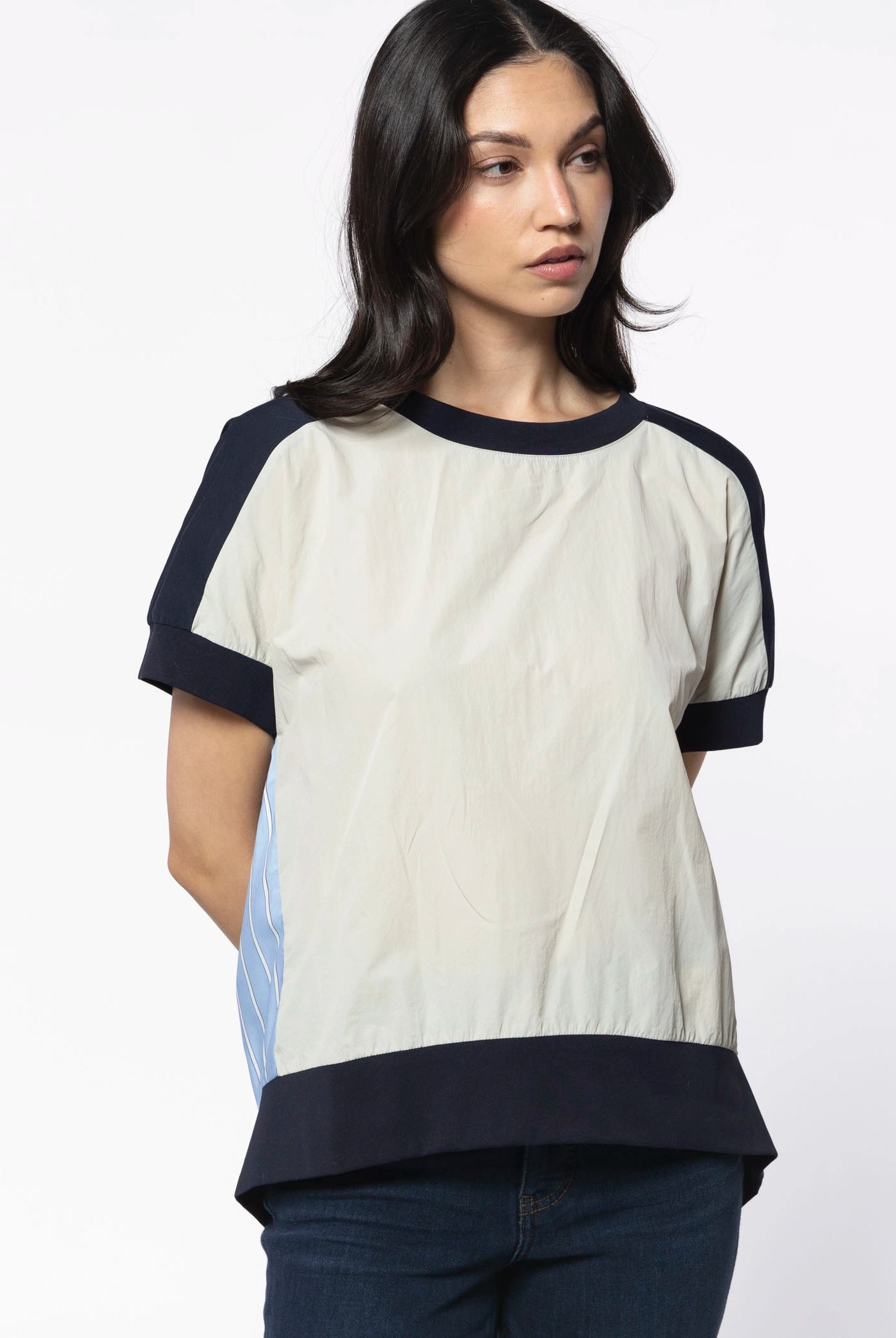 swatch_Navy/Silver joy top