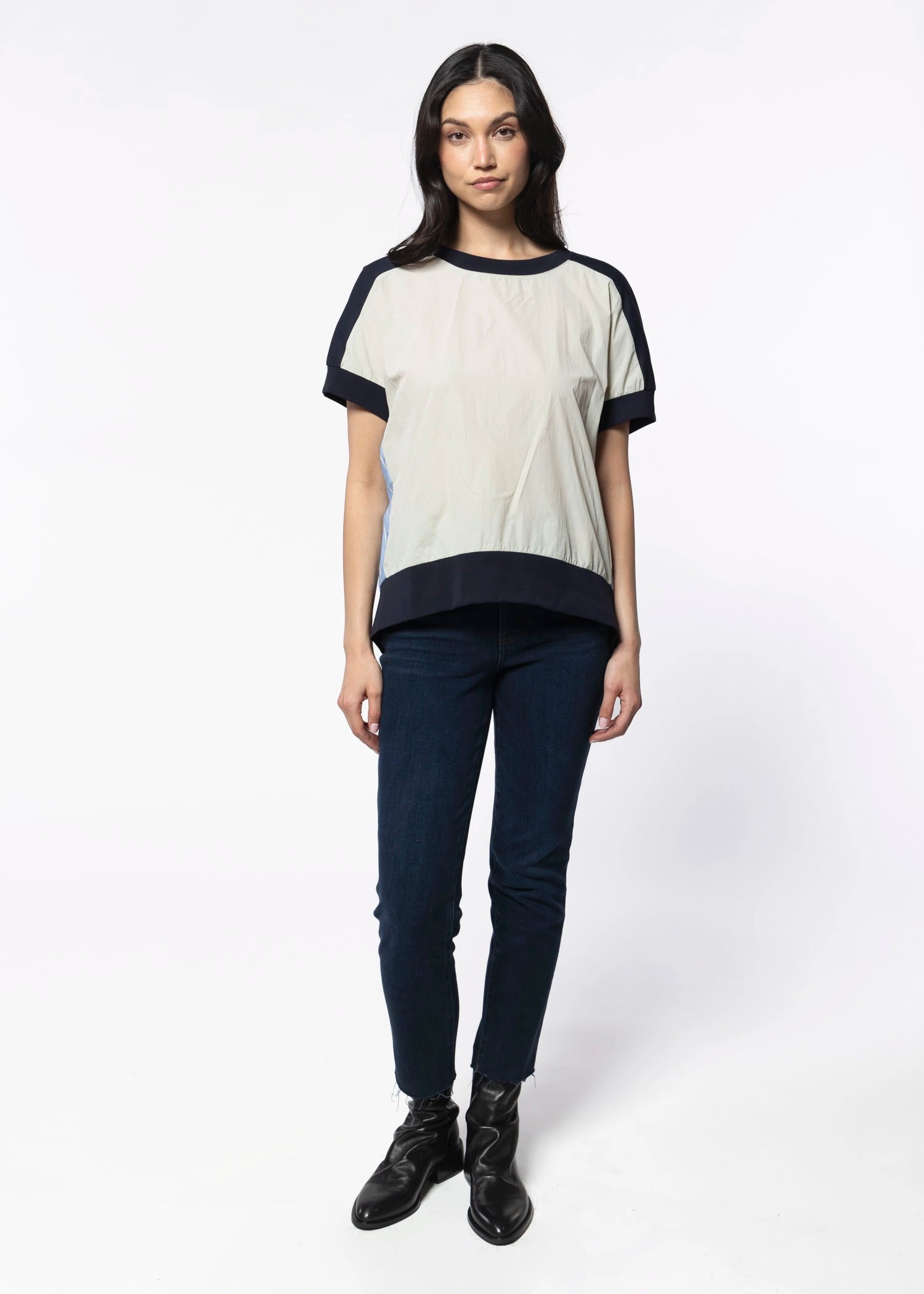 swatch_Navy/Silver joy top