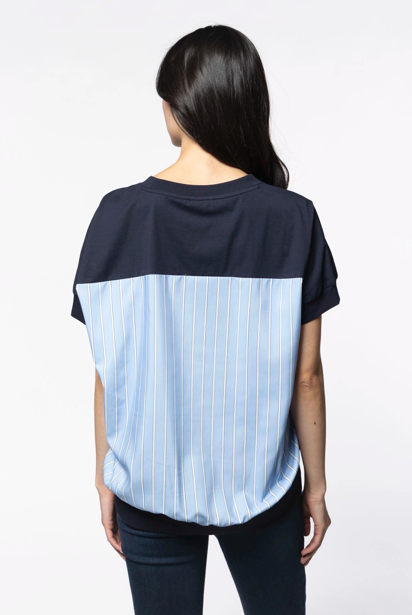 swatch_Navy/Silver joy top