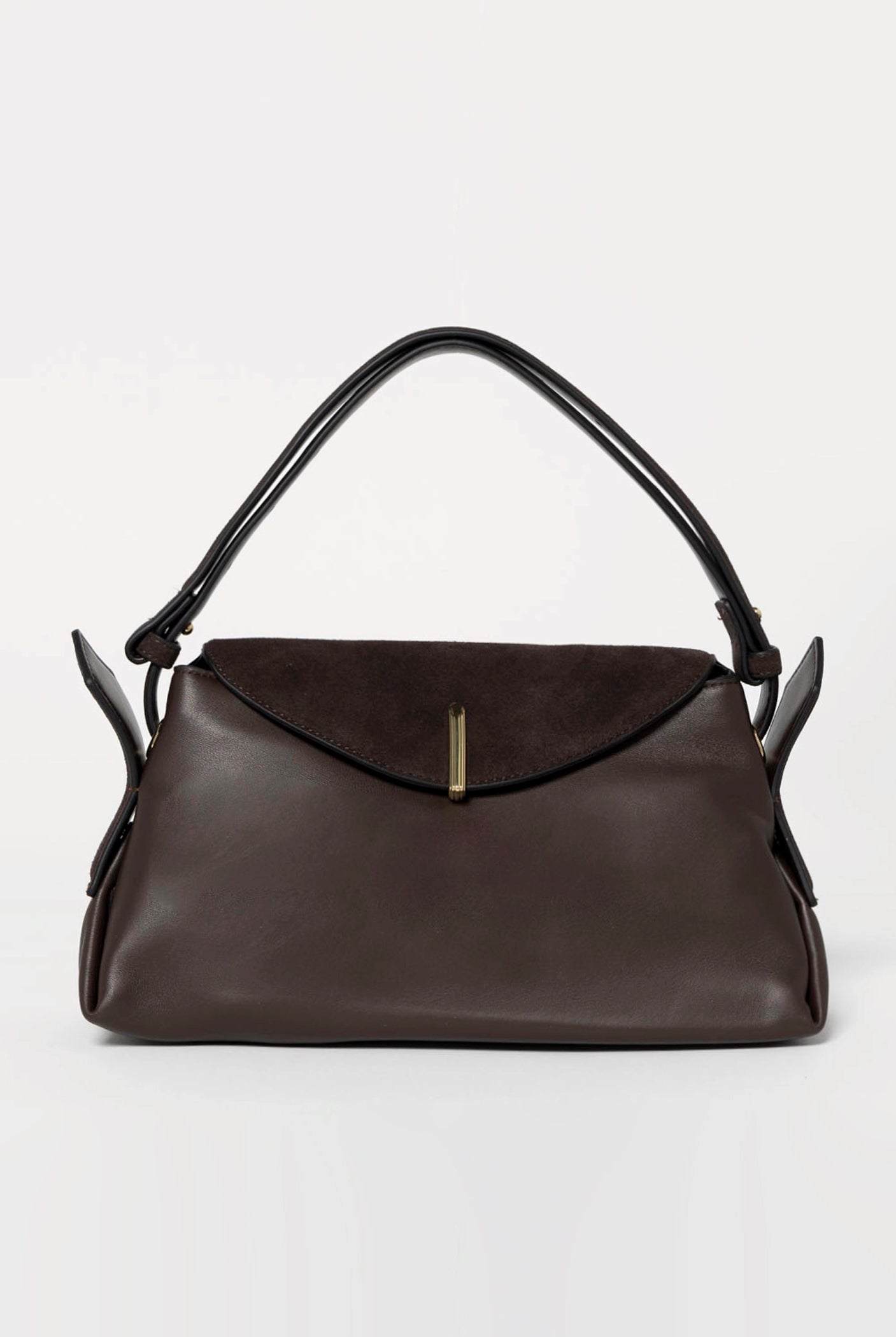 swatch_Espresso devyn leather shoulder bag