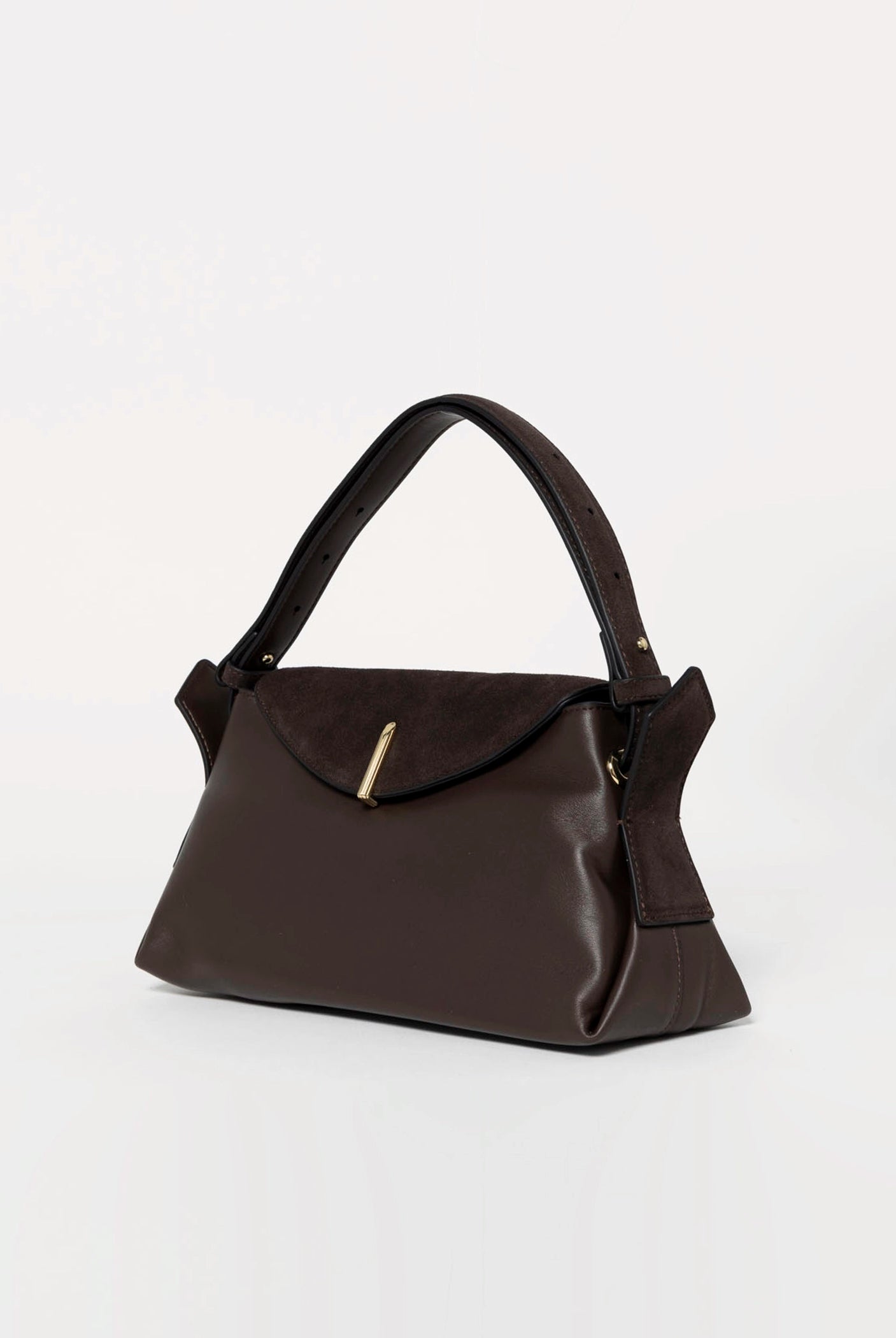 swatch_Espresso devyn leather shoulder bag