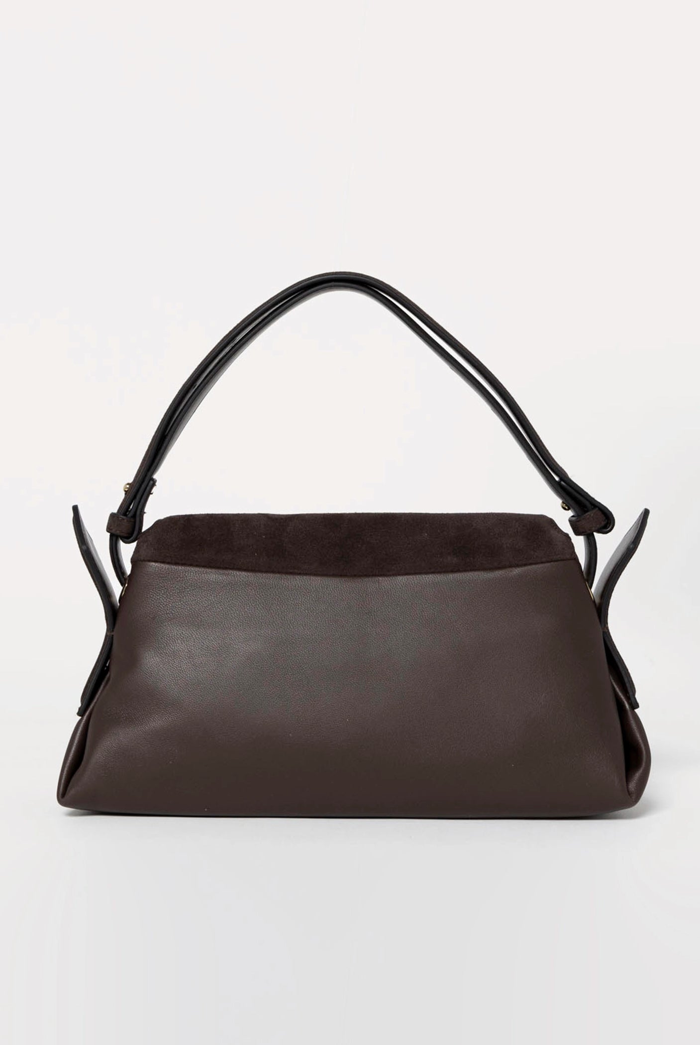swatch_Espresso devyn leather shoulder bag