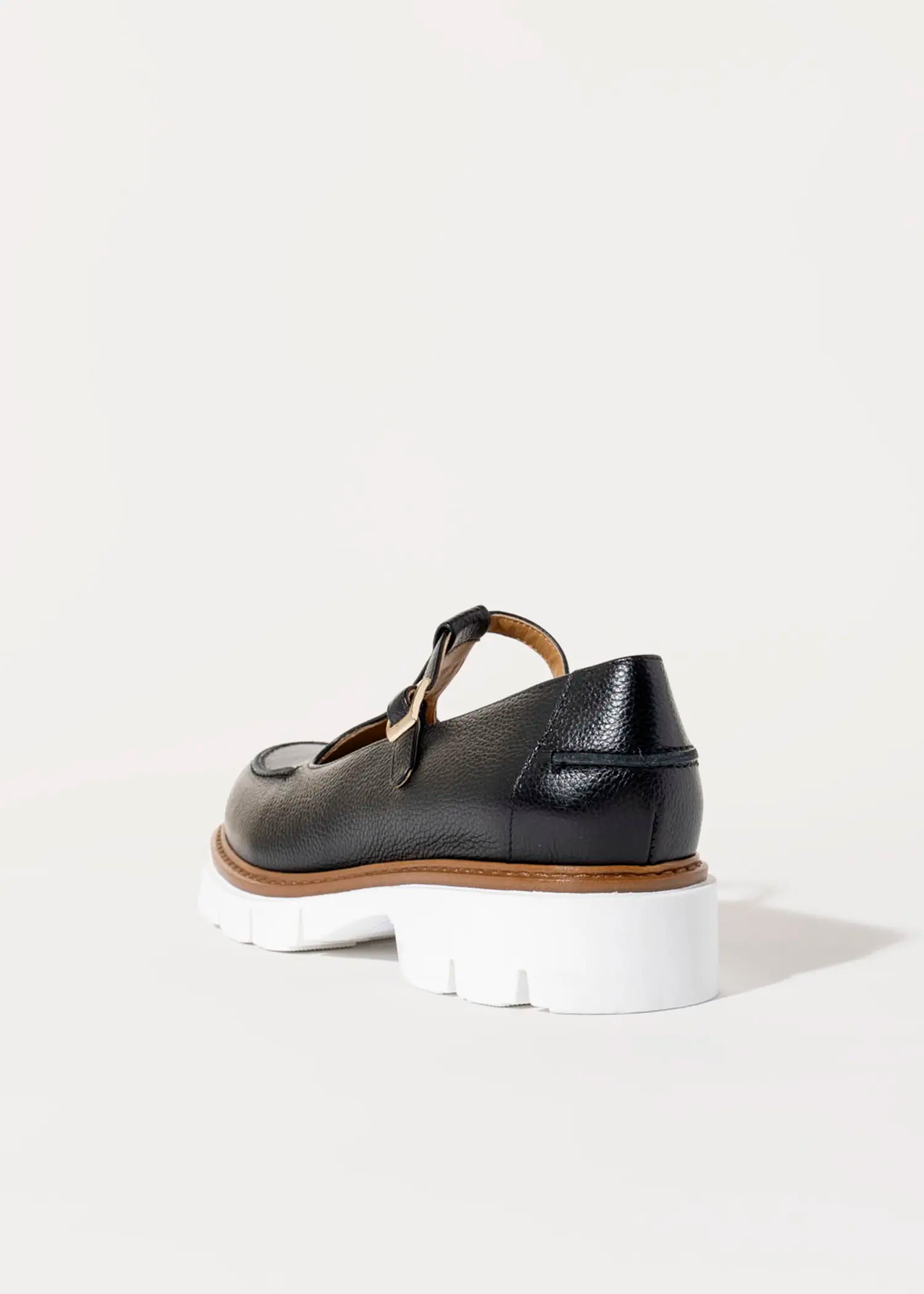 swatch_black leather olga mary jane flat shoes