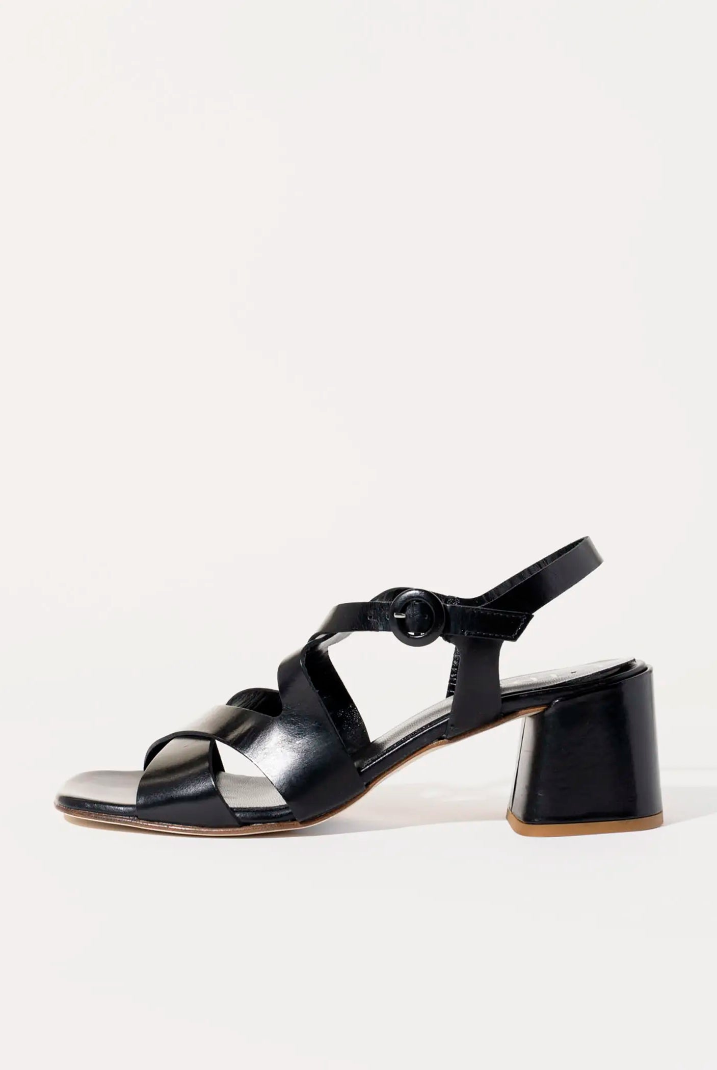 swatch_black leather heeled sandal heeled sandals