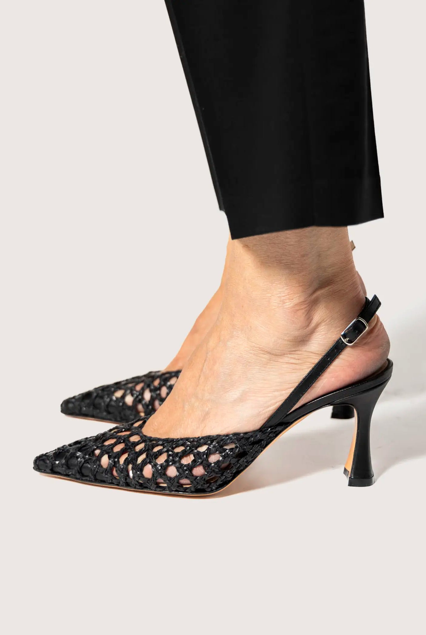 swatch_black leather eli woven pump heels