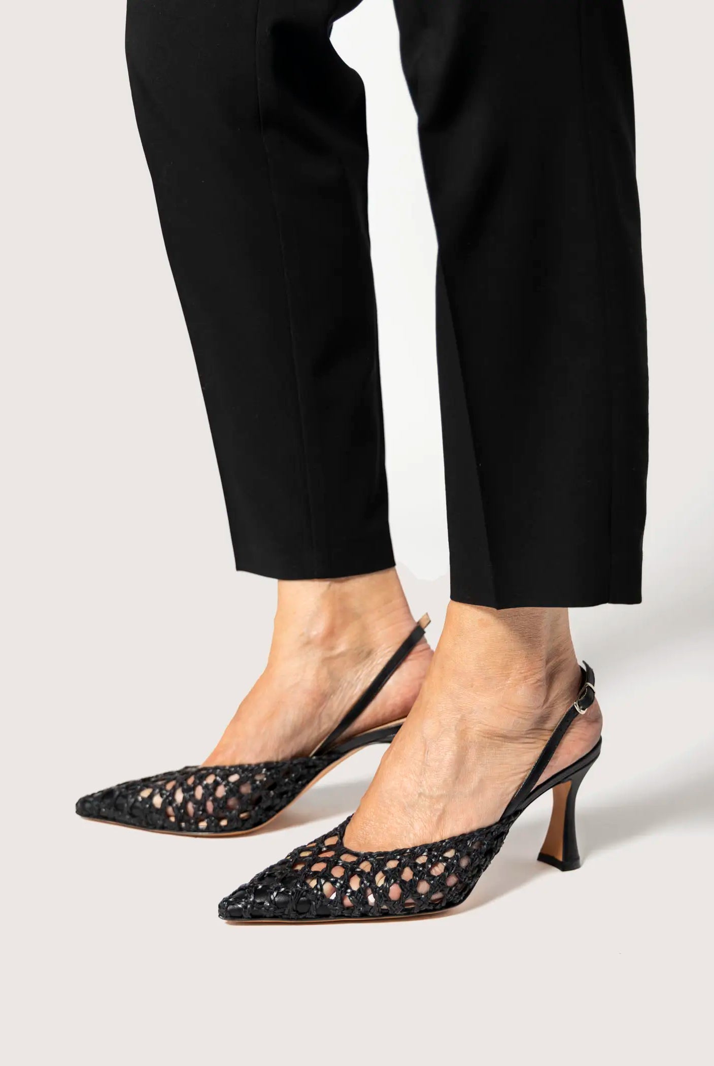 swatch_black leather eli woven pump heels