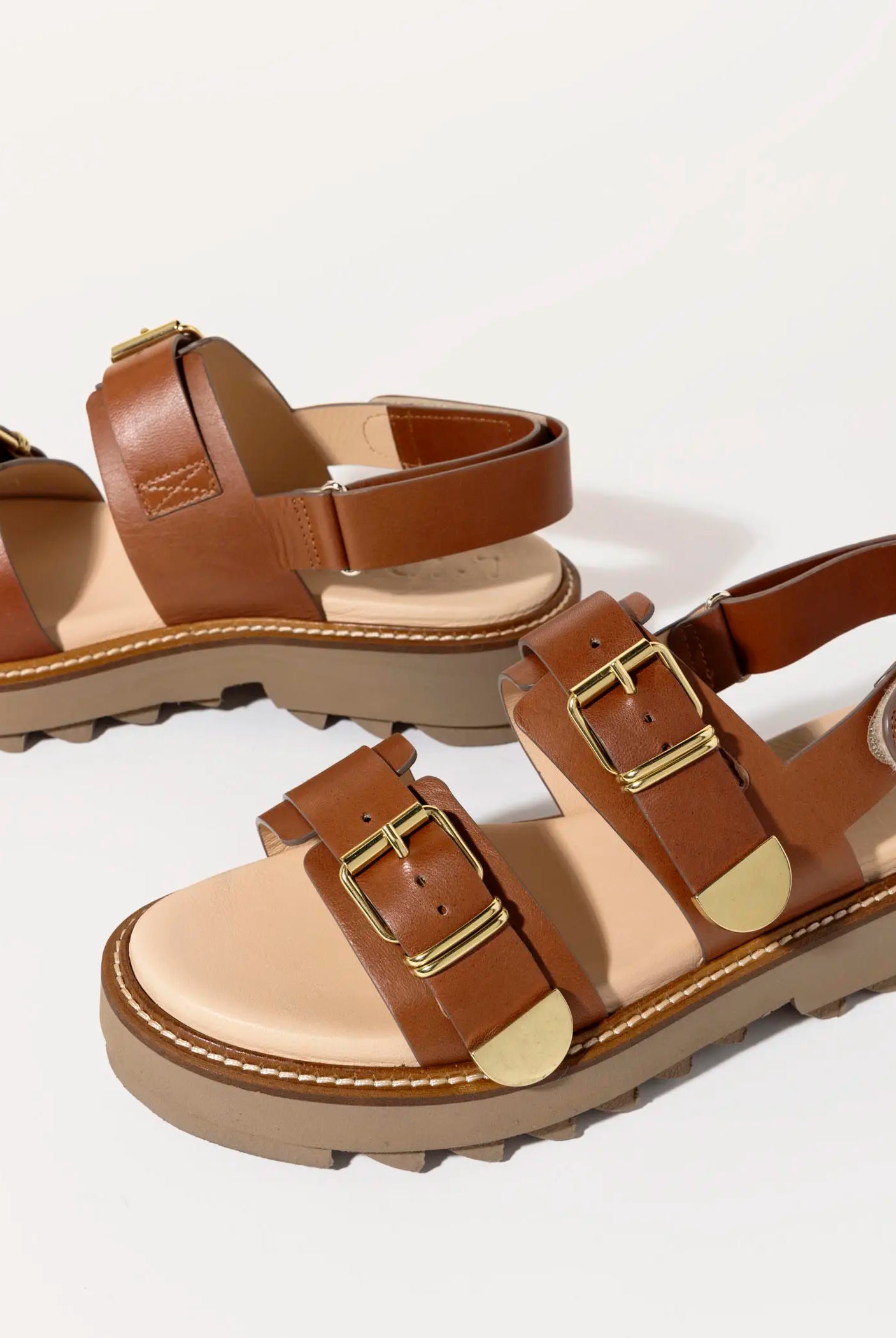swatch_tan leather comfort leather sandal platform sandals