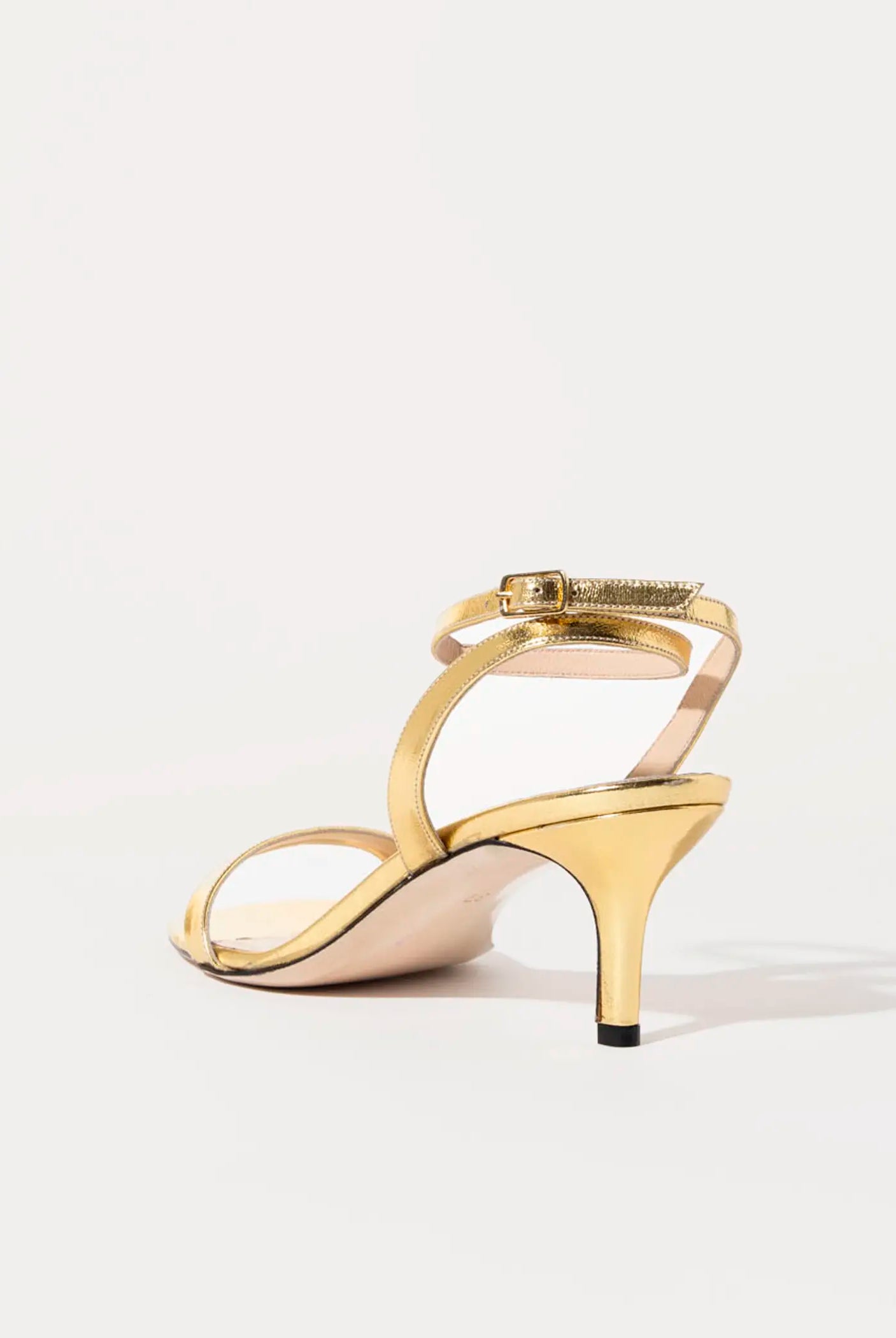 swatch_gold leather kitten heel dress sandal heeled sandals