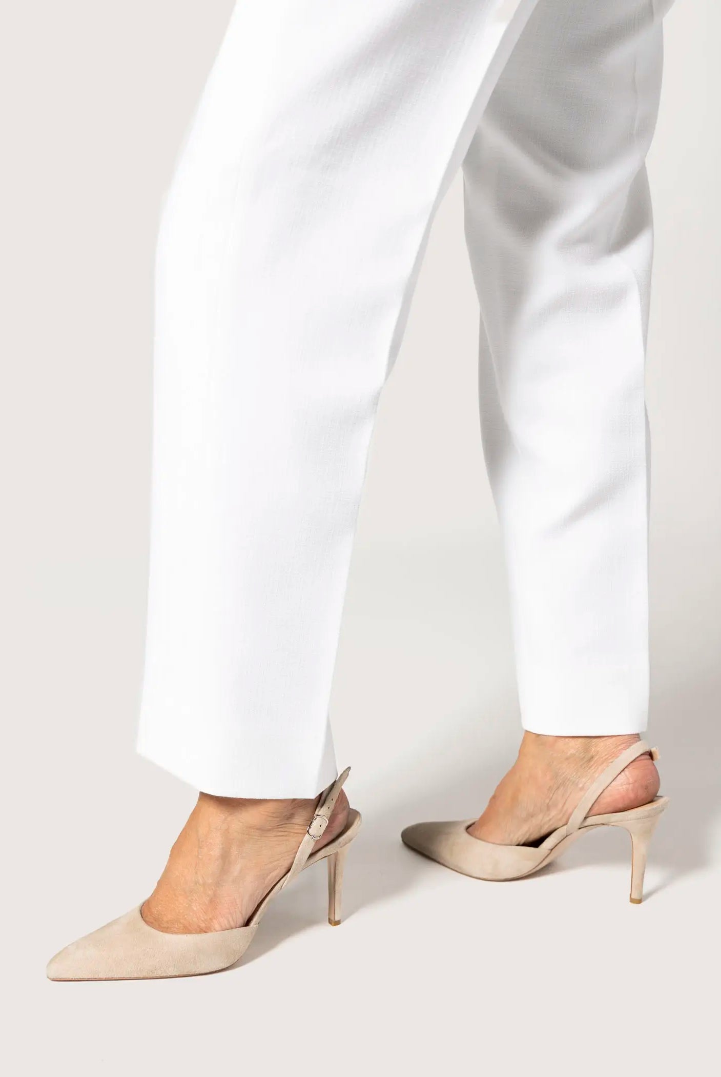 swatch_beige suede suede two piece pump heels