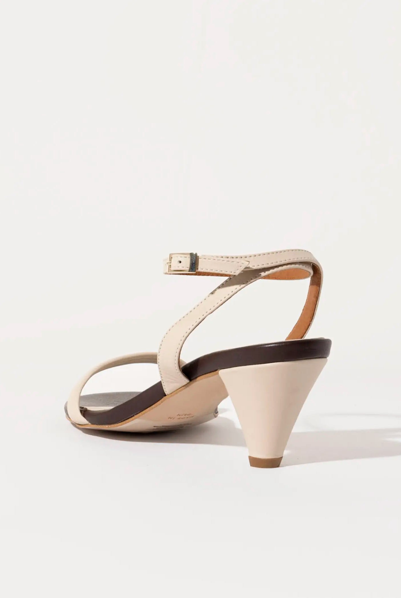 swatch_ivory/brown valentine leather sandal heeled sandals
