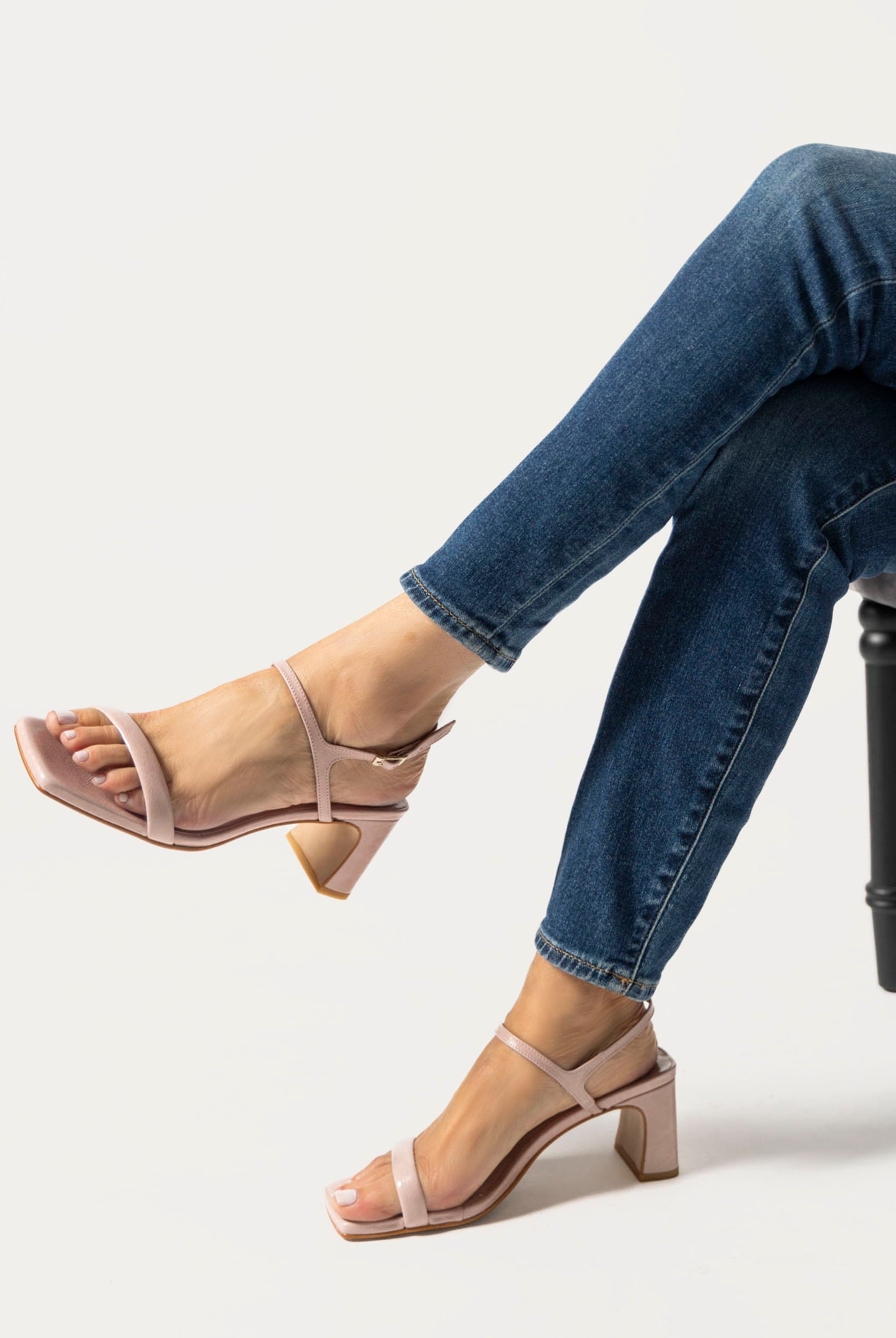 swatch_light pink patent dominique leather sandal heeled sandals