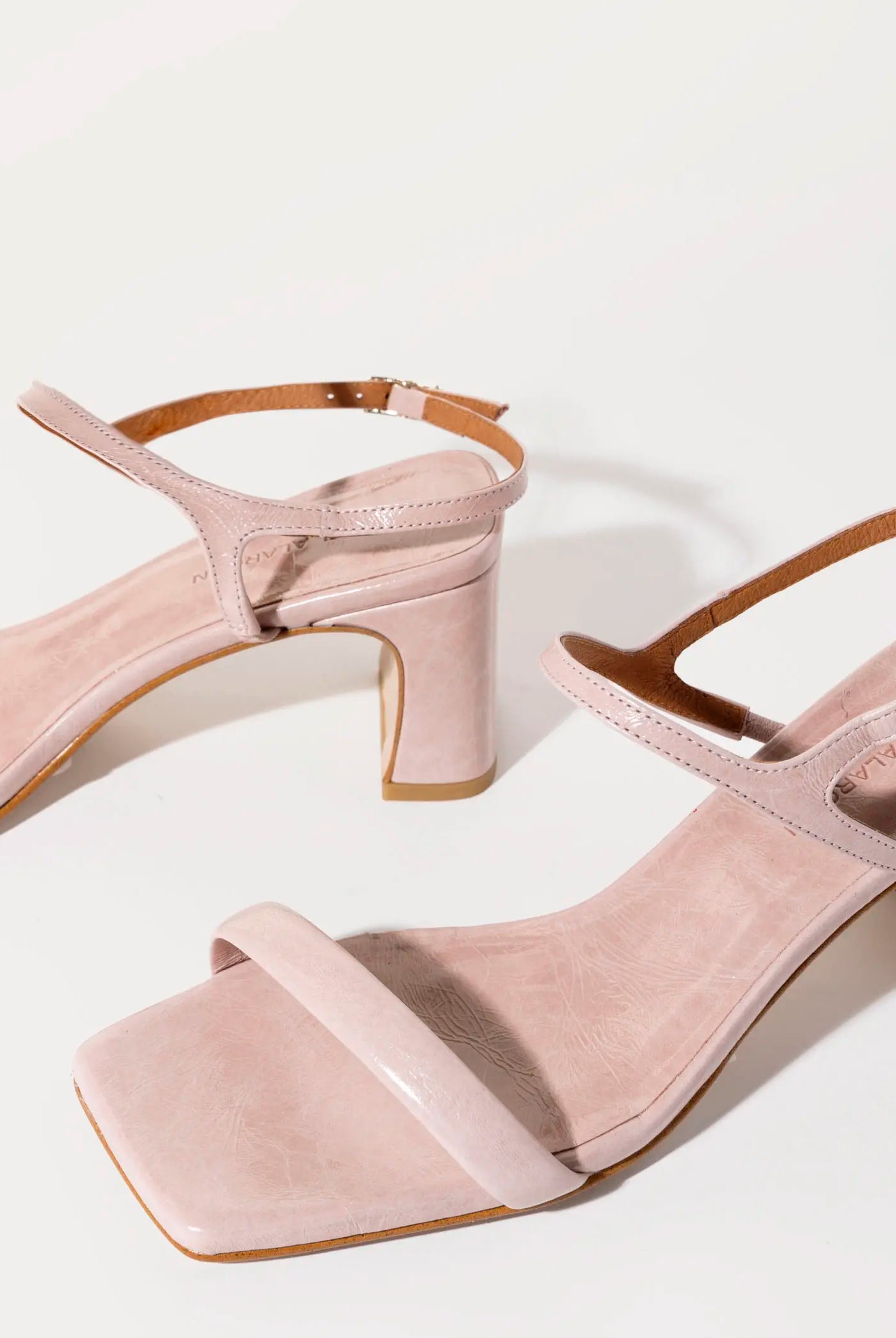 swatch_light pink patent dominique leather sandal heeled sandals