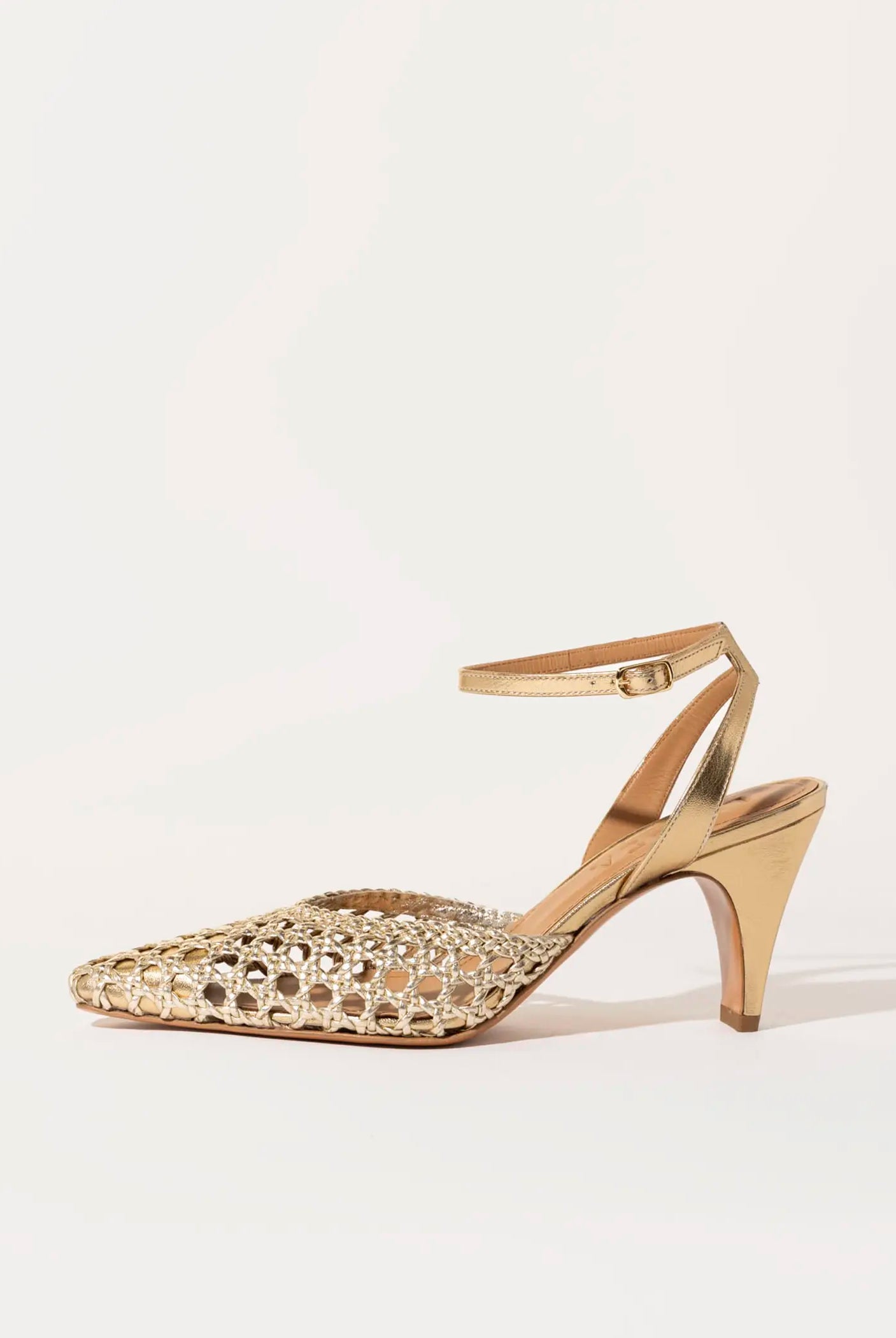 swatch_platino leather livia two piece woven pump heels