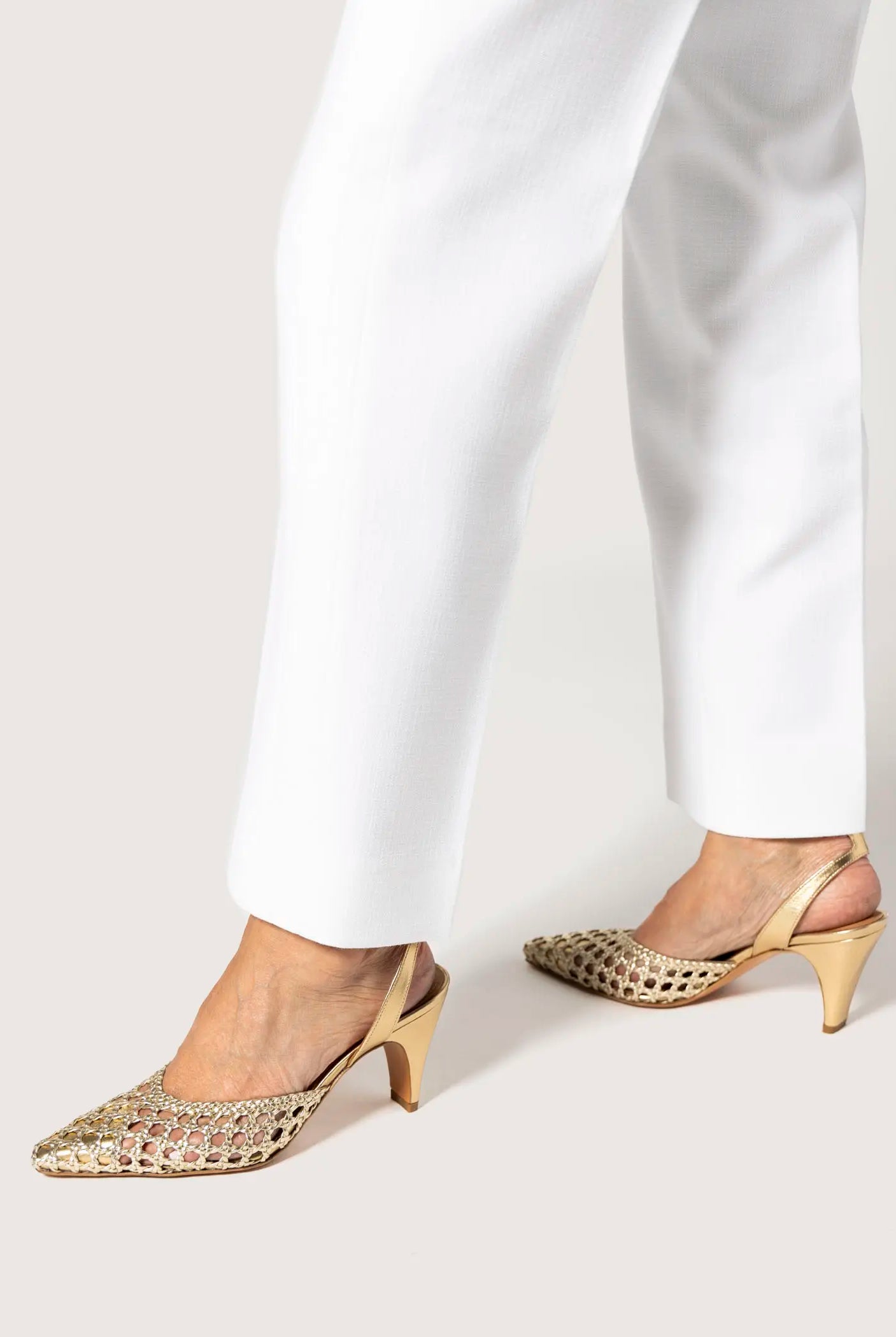 swatch_platino leather livia two piece woven pump heels