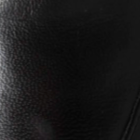 swatch_Black Leather pomme d'or grace italian leather pointed toe flat