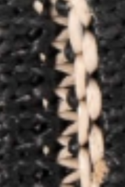 swatch_Black Raffia coconuts birdie heeled sandal