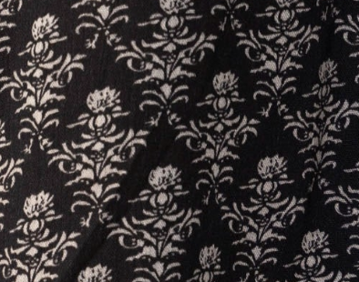 swatch_Black vintage print button down blouse