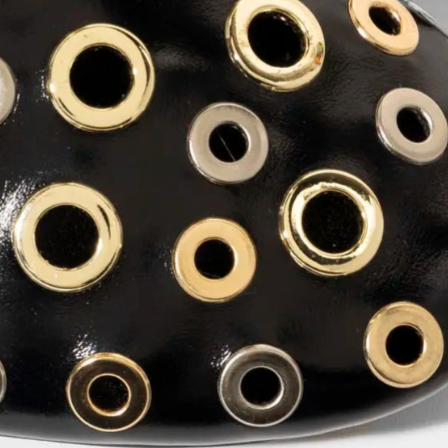 swatch_black holed flat flat shoes