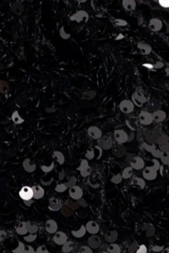 swatch_Black robby sequin drawstring bag