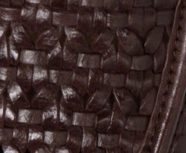 swatch_Brown Leather silent d cora woven mule