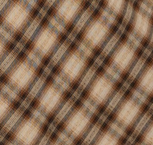 swatch_Brown Multi plaid. midi skirt