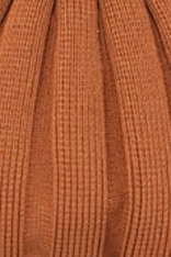 swatch_Camel pleated fabric bucket bag
