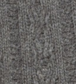 swatch_Charcoal cable knit scarf