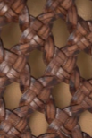swatch_Chocolate Leather tony bianco Cheeky woven flat
