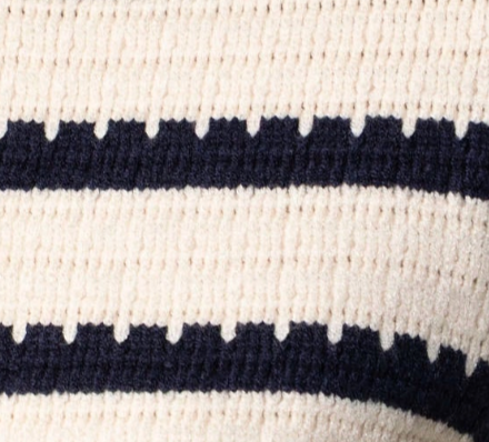 swatch_Ivory heartloom palermo striped cardigan