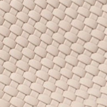 swatch_Ivory vegan leather woven tote