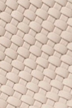 swatch_Ivory vegan leather woven tote