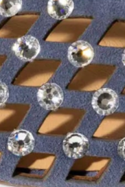 swatch_jeans suede laser cut jeweled flat flat shoes